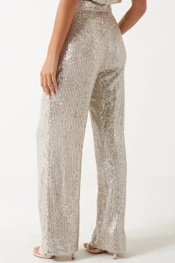 Wsl 2 Pants<BELLE SEQUIN TROUSERS (CHAMPAGNE)