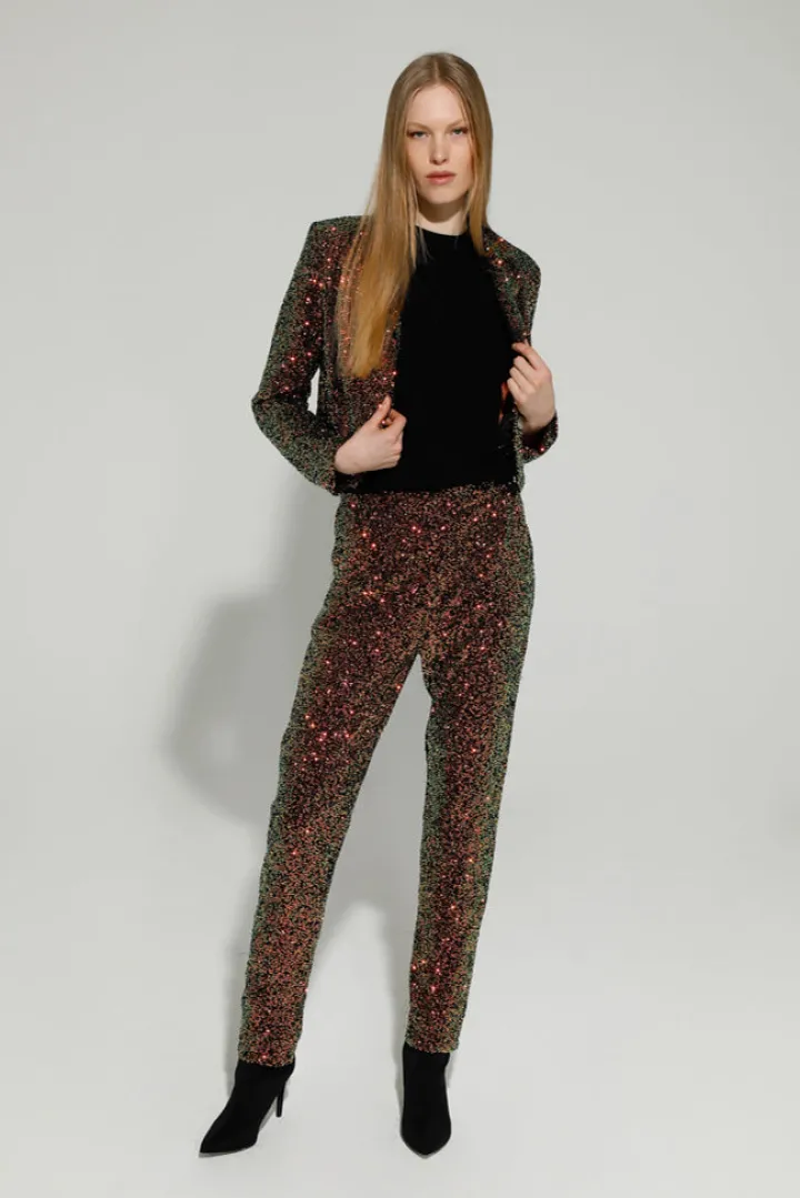 benny_sequin_trousers_eme_3.webp GoaGoa Pants<BENNY SEQUIN TROUSERS (EMERALD/BRONZE)