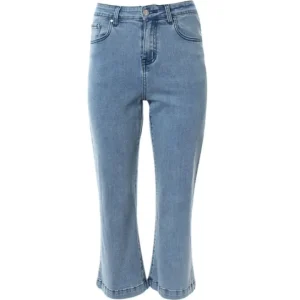 Rant & Rave Jeans<BERNIE CROP FLARE JEANS - REGULAR LEG (LIGHT BLUE)