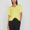 Vila T-Shirts<Beryl V-Neck Knit Top (Sheen/Melange)