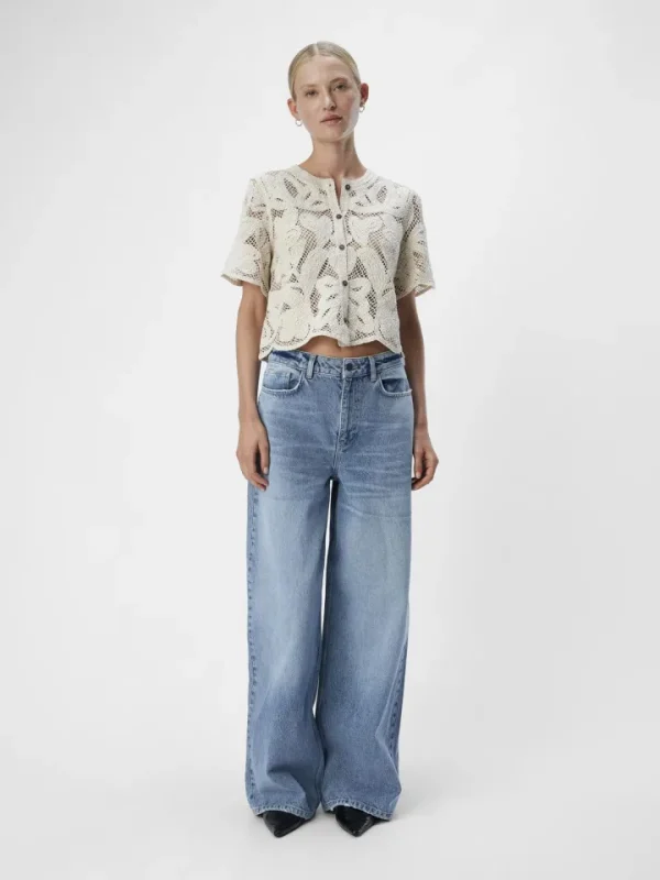 Object Jeans<Betty High-Waisted Jeans (Medium Blue Denim)