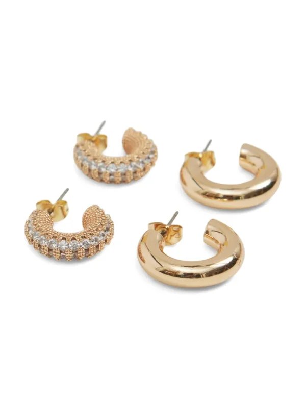 Vila Jewellery<Bettyann 2 Pack Hoop Earring (Gold)