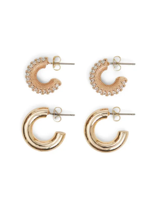Vila Jewellery<Bettyann 2 Pack Hoop Earring (Gold)
