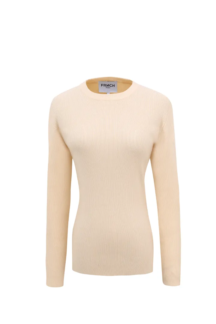 blake_jumper_cream_1.webp Frnch Jumpers & Cardigans<BLAKE JUMPER (CREAM)