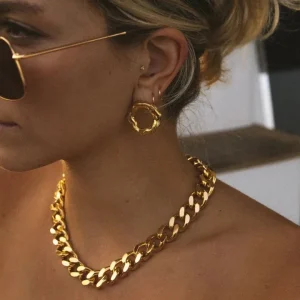 Folie A Trois Jewellery<Bold Earrings (Gold)