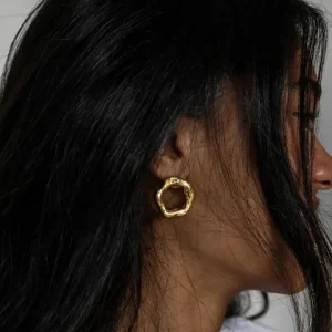 Folie A Trois Jewellery<Bold Earrings (Gold)