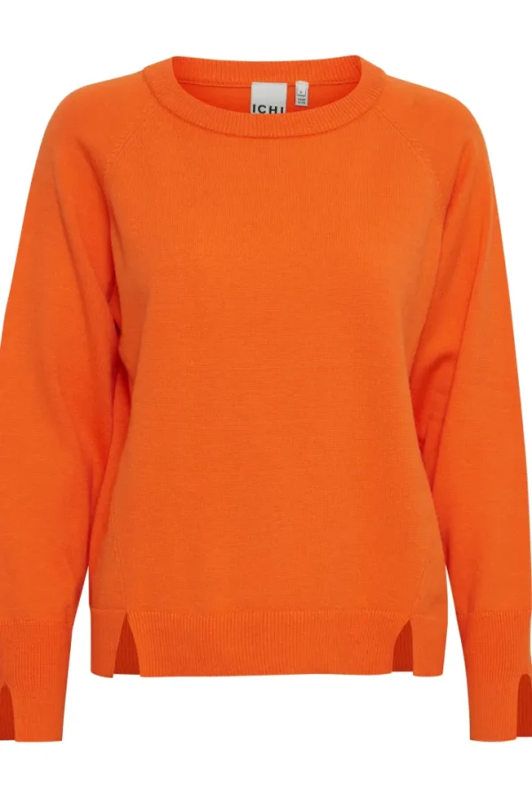 Ichi Jumpers & Cardigans<BOSTON JUMPER (ORANGE)