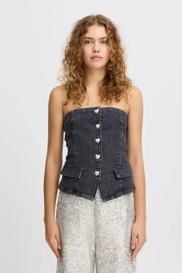 Ichi Co-Ords<Braidy Bandeau Top (Washed )