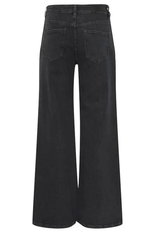 Ichi Pants | Jeans<Braidy Rhinestone Wide Leg Jeans (Washed )