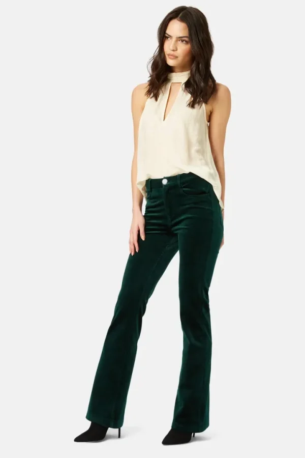 Traffic People Pants<BRATTER FLARE TROUSERS (GREEN)