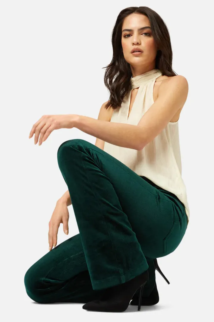 bratter_flare_trousers_gr_3.webp Traffic People Pants<BRATTER FLARE TROUSERS (GREEN)