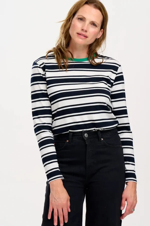 Sugarhill Jumpers & Cardigans<Brunswick Jersey Top - (Black/Off White)