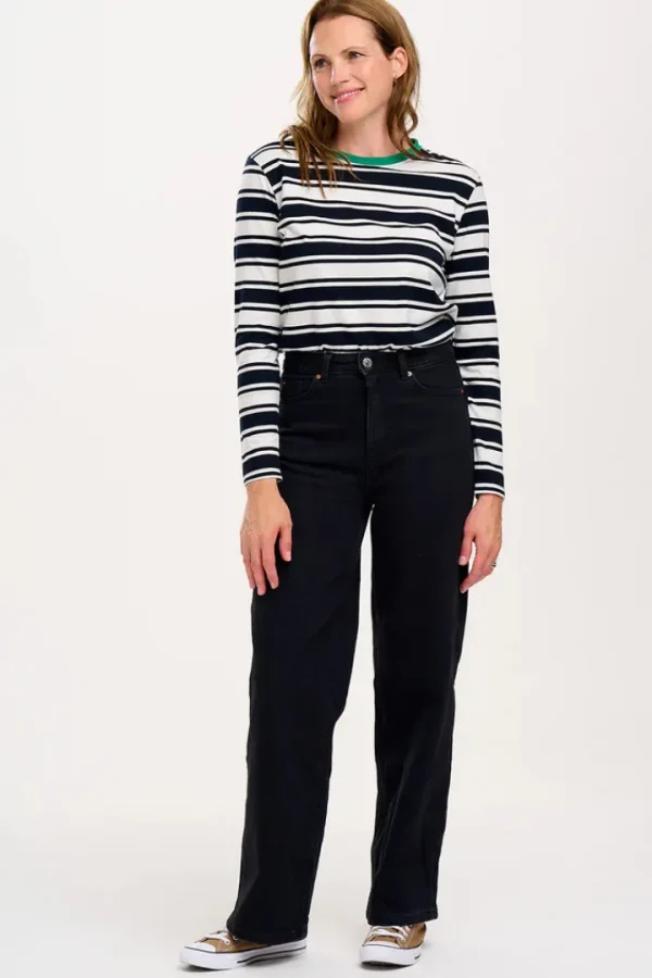 Sugarhill Jumpers & Cardigans<Brunswick Jersey Top - (Black/Off White)