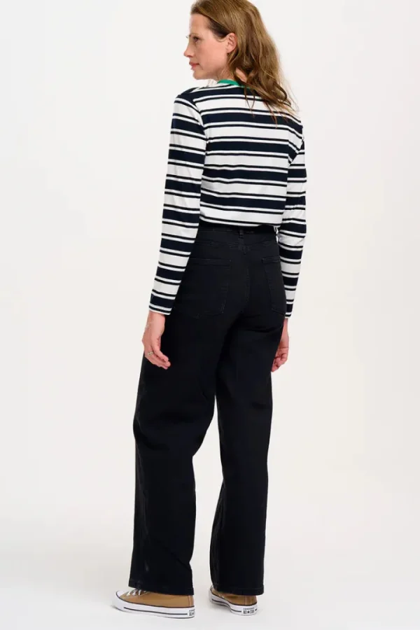 Sugarhill Jumpers & Cardigans<Brunswick Jersey Top - (Black/Off White)
