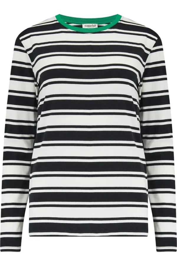 Sugarhill Jumpers & Cardigans<Brunswick Jersey Top - (Black/Off White)