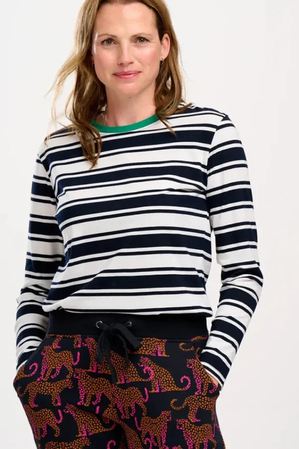 Sugarhill Jumpers & Cardigans<Brunswick Jersey Top - (Black/Off White)