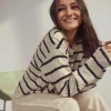 Vila Jumpers & Cardigans<CABA L/S CROPPED TOP(BIRCH/BLACK)