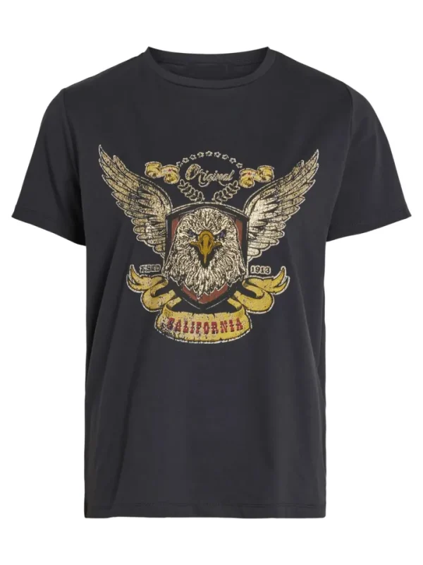 Vila T-Shirts<CALIFORNIA T-SHIRT (BLACK/GOLD)