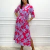 Kate & Pippa Occasionwear<Capri Shirt Dress (Lilac/Pink)