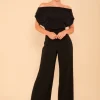 Atom Jumpsuits | Occasionwear<Carbon Jersey Jumpsuit (Black Sparkle)
