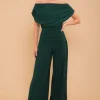 Atom Jumpsuits | Occasionwear<CARBON JERSEY JUMPSUIT (FOREST GREEN)