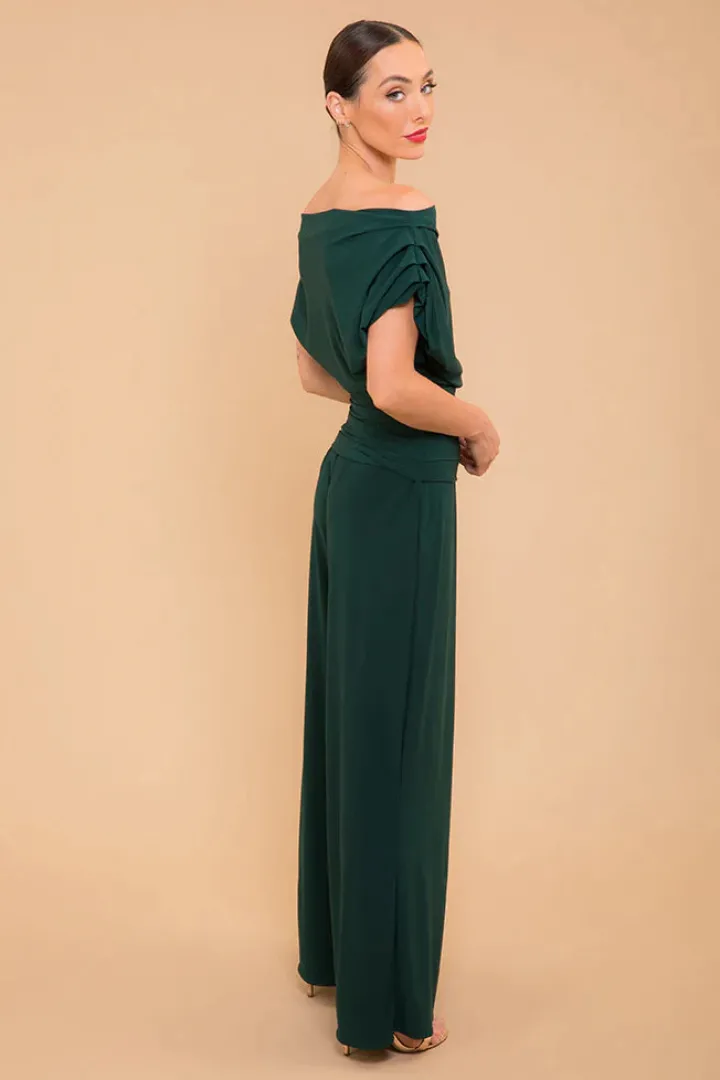 carbon_jersey_jumpsuit_fo_2-1.webp Atom Jumpsuits | Occasionwear<CARBON JERSEY JUMPSUIT (FOREST GREEN) CURVE