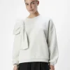 Object Hoodies & Sweatshirts<Caro Bow Sweatshirt (Light / Melange)