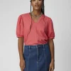 Object T-Shirts<Caroline V-Neck T-Shirt (Paradise Pink)