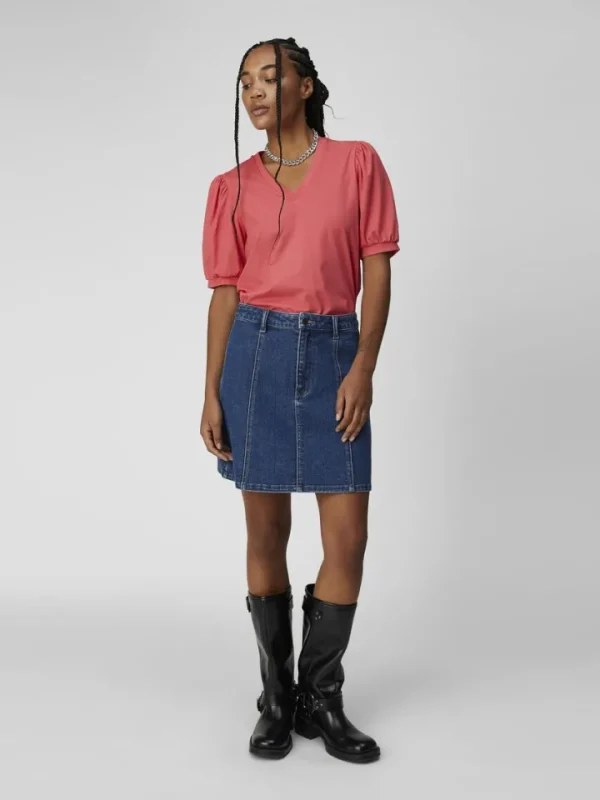 Object T-Shirts<Caroline V-Neck T-Shirt (Paradise Pink)