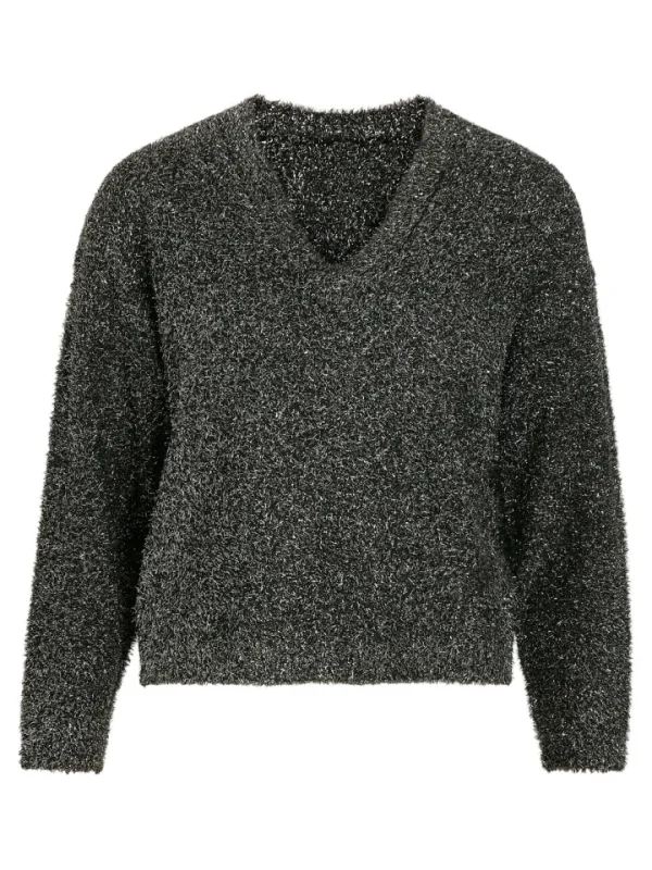 Vila Jumpers & Cardigans<Caso Glitter Jumper (Black Beauty/)