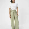 Object Pants<Catja Wide Leg Pants (Tea Green)