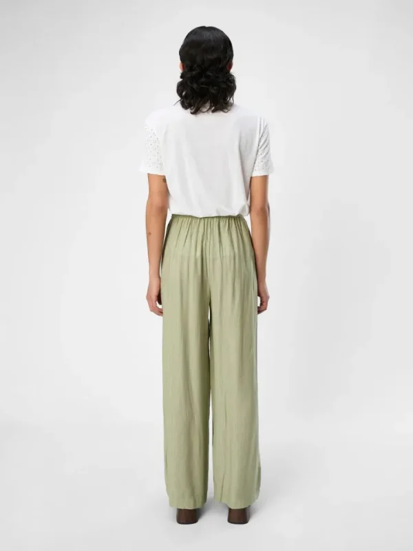 Object Pants<Catja Wide Leg Pants (Tea Green)
