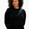 Sugarhill Jumpers & Cardigans<CECE SEQUIN JUMPER (BLACK)