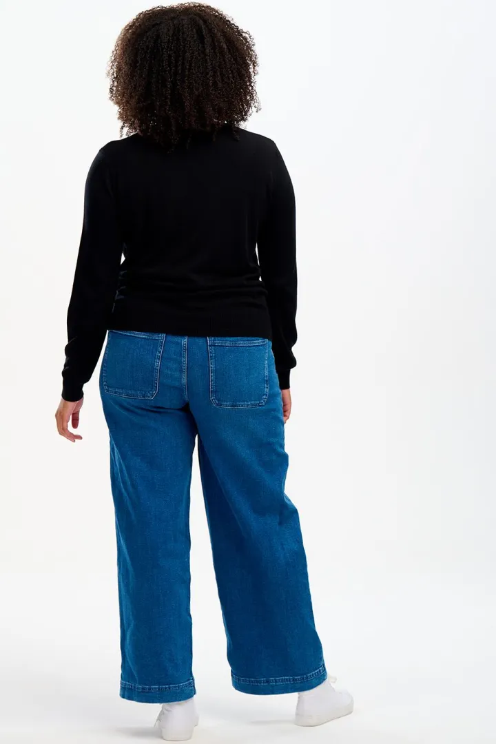 cece_sequin_jumper_black_3.webp Sugarhill Jumpers & Cardigans<CECE SEQUIN JUMPER (BLACK)