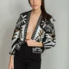 GoaGoa Jackets<CHACANA EMBELLISHED JACKET (BLACK/WHITE)