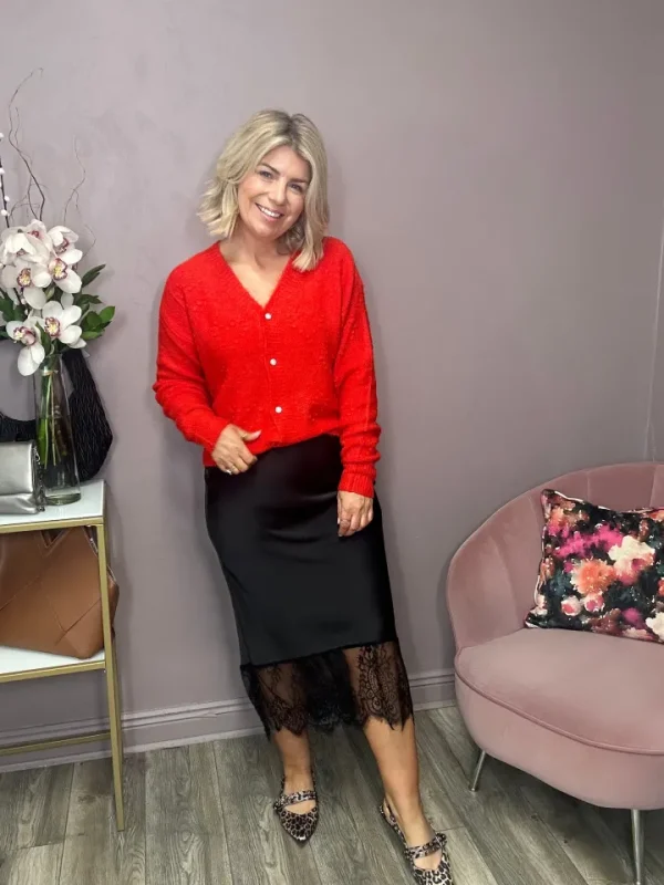 Vila Skirts<Chelsea Lace Skirt (Black)