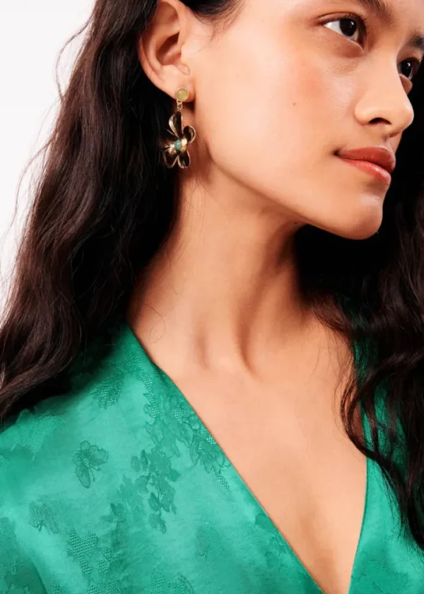Frnch Jewellery<Chelsie Earrings (Sage Green)