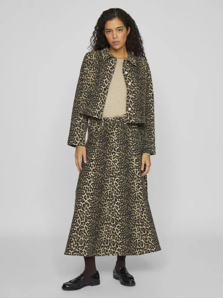 chia_leopard_print_midi_s_0.webp Vila Skirts<Chia Print Midi Skirt (Birch/)