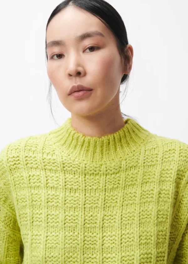 Frnch Jumpers & Cardigans<CHJARA CHUNKY KNIT JUMPER (CITRUS GREEN)