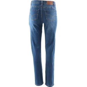 Rant & Rave Jeans<Chris Straight Leg Jeans (Mid Blue) Short