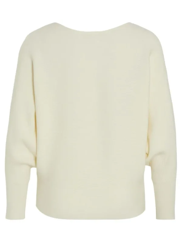 Vila Jumpers & Cardigans<Cila Lace Trimmed Jumper (Birch)