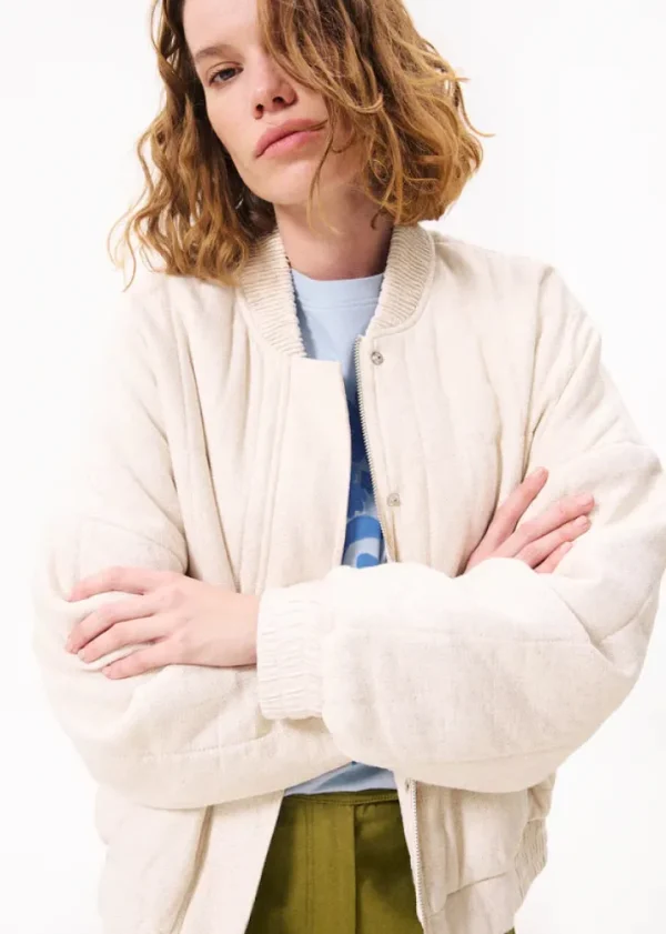 Frnch Jackets<Cilem Bomber Jacket (Cream)
