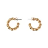 Pieces Jewellery<Cindy Hoop Earrings (Gold)