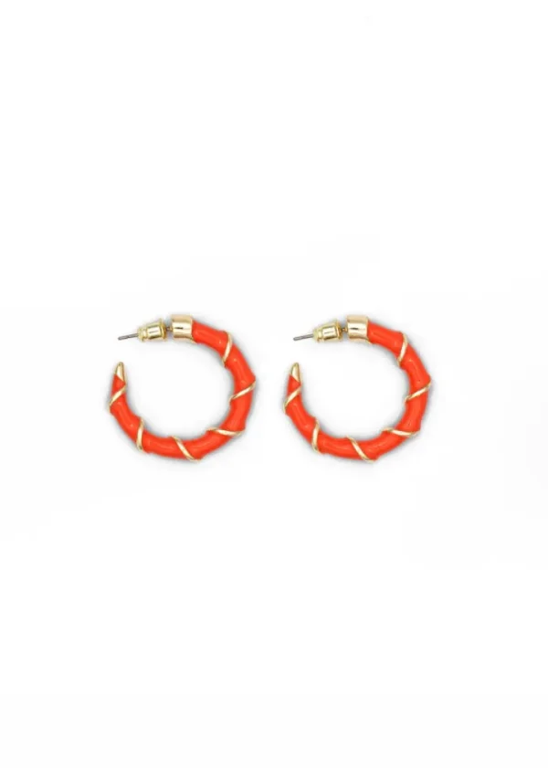 Frnch Jewellery<CITALI EARRINGS (BURNT ORANGE)