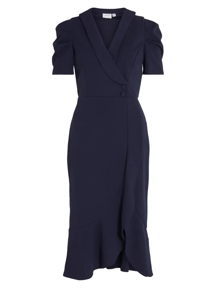 clara_midi_dress_navy_5.webp Vila Occasionwear<CLARA MIDI DRESS (NAVY)