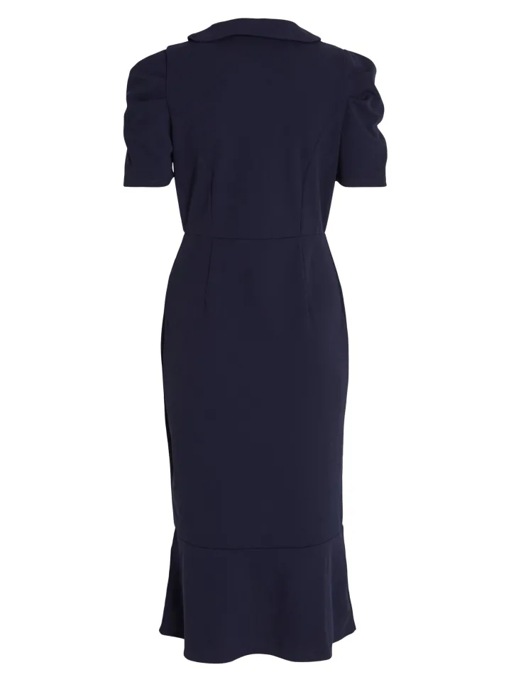 clara_midi_dress_navy_6.webp Vila Occasionwear<CLARA MIDI DRESS (NAVY)