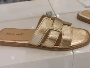 Wsl 3 Sandals<Claudette Flat Sandal (Gold)