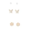 Pieces Jewellery<CLENE MAY 3-PACK EARSTUDS (GOLD)
