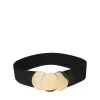 Pieces Belts<CLIKA WAIST BELT (BLACK/GOLD)