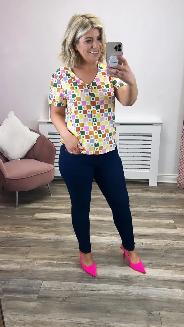 corey_dark_ink_skinny_jea_2.webp Rant & Rave Jeans<Corey Dark Ink Skinny Jeans | Short Leg